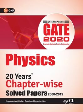 portada GATE 2020 - Chapter-wise Previous Solved Papers - 20 Years' Solved Papers (2000-2019)- Physics
