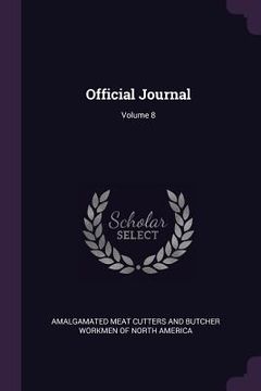 portada Official Journal; Volume 8 (en Inglés)