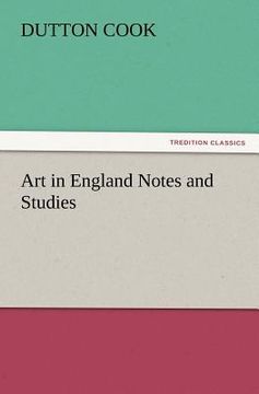 portada art in england notes and studies (in English)
