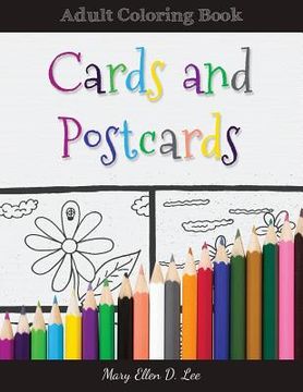 portada Cards And Postcards: Adult Coloring Book (en Inglés)