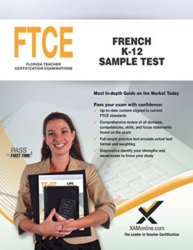 portada Ftce French K-12 Sample Test (en Inglés)