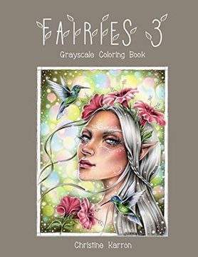 portada Fairies 3 Grayscale Coloring Book (en Inglés)