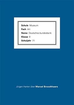 portada Marcel Broodthaers: An Attempt to Retell the Story by Jürgen Harten (en Inglés)