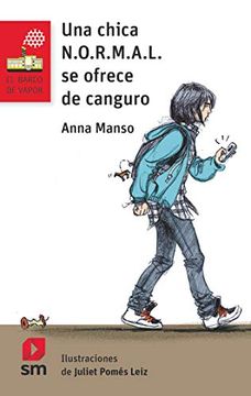 portada Una Chica N. O. R. M. A. L. Se Ofrece de Canguro (in Spanish)