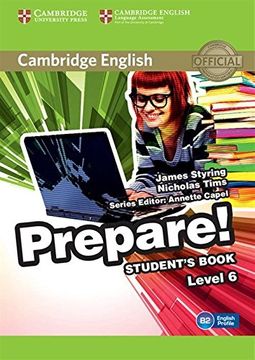 portada Cambridge English Prepare! Level 6 Student's Book 