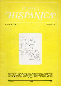 portada revista poesía hispánica. ii época. nº 268.