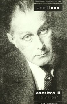 portada Adolf Loos (Vol. 2): Escritos: 1910-1932