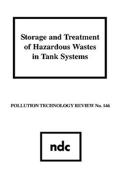 portada storage and treatment of hazardous wastes in tank systems (en Inglés)