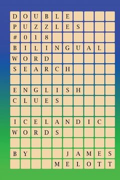 portada Double Puzzles #018 - Bilingual Word Search - English Clues - Icelandic Words 