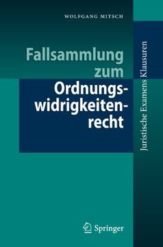 portada Fallsammlung zum Ordnungswidrigkeitenrecht (en Alemán)