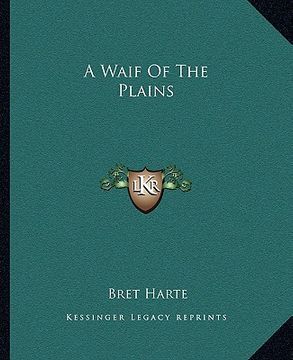 portada a waif of the plains (en Inglés)