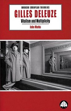 portada gilles deleuze: vitalism and multiplicity (in English)