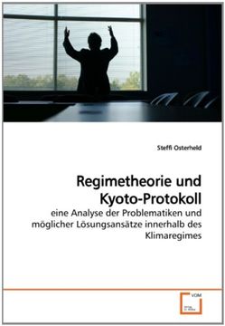 portada Regimetheorie und Kyoto-Protokoll
