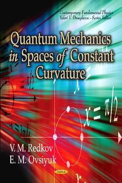 portada quantum mechanics in spaces of constant curvature