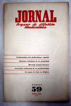 portada Jornal: órgano de difusión sindicalista, número 59