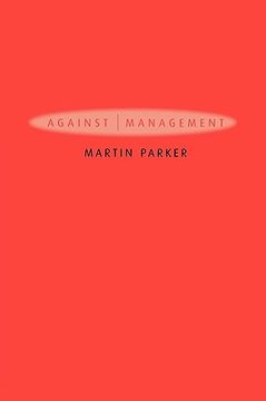portada against management: history, politics, rhetoric (en Inglés)