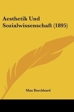 portada aesthetik und sozialwissenschaft (1895) (in English)