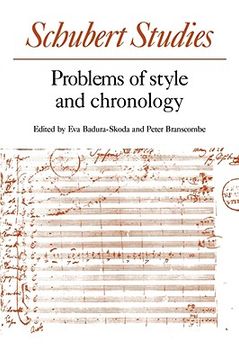 portada Schubert Studies: Problems of Style and Chronology (en Inglés)