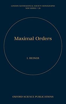 portada Maximal Orders (London Mathematical Society Monographs) (in English)