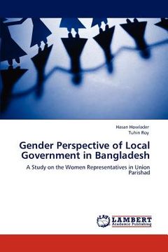 portada gender perspective of local government in bangladesh (en Inglés)