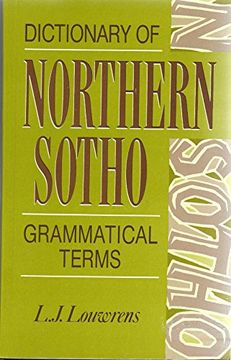 portada Dictionary of Northern Sotho Grammatical Terms (en Inglés)