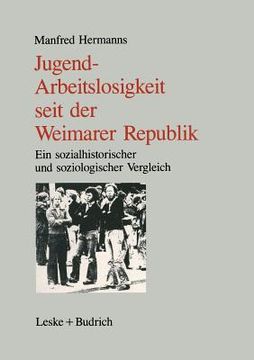 portada Jugendarbeitslosigkeit Seit Der Weimarer Republik: Ein Sozialgeschichtlicher Und Soziologischer Vergleich (en Alemán)