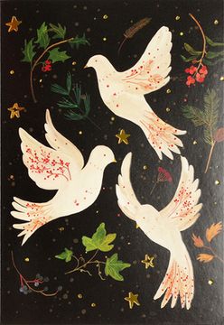 portada The Doves of Peace Small Boxed Holiday Cards (en Inglés)