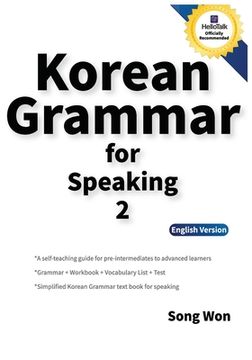 portada Korean Grammar for Speaking 2 (en Inglés)
