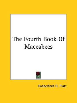 portada the fourth book of maccabees (in English)