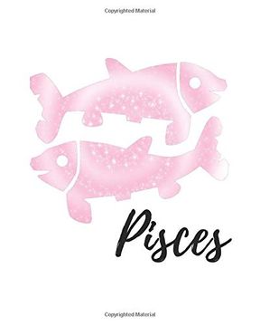 portada Pisces: Pisces Lined Journal Pink 