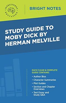 portada Study Guide to Moby Dick by Herman Melville (Bright Notes) (en Inglés)