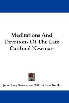 portada meditations and devotions of the late cardinal newman (en Inglés)