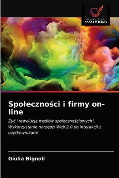 portada Spoleczności i firmy on-line (en Polaco)