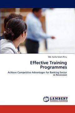 portada effective training programmes (en Inglés)