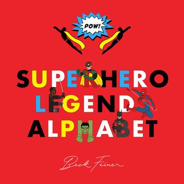 portada Superhero Legends Alphabet: Men (en Inglés)