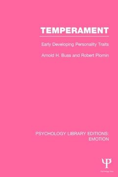 portada Temperament: Early Developing Personality Traits (en Inglés)