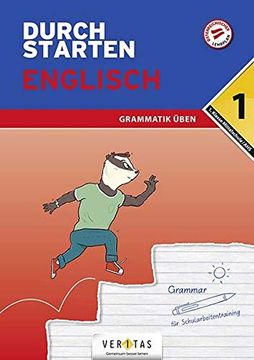 portada Durchstarten - Englisch Mittelschule/Ahs: 1. Klasse - Grammatik: Übungsbuch mit Lösungen (in German)