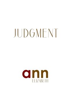 portada Judgment - Ann Elizabeth (en Inglés)