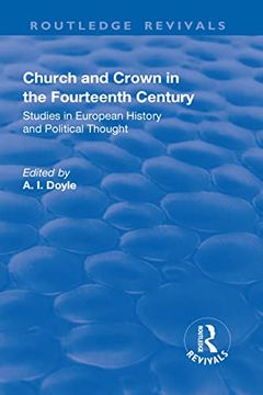 portada Church and Crown in the Fourteenth Century: Studies in European History and Political Thought (en Inglés)