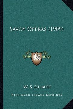 portada savoy operas (1909) (en Inglés)