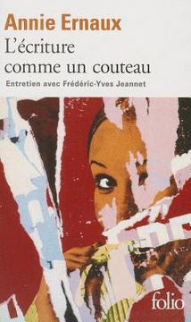 portada Ecriture Comme Un Couteau (folio) (french Edition) (in French)