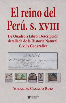 portada El Reyno de Peru s Xviii (in Spanish)