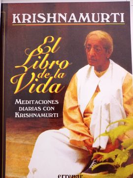 portada Libro de la Vida. Meditaciones Diarias con Krishnamurti (in Spanish)