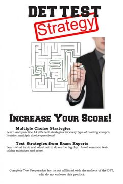 portada Det Test Strategy: Winning Multiple Choice Strategies for the Diagnostic Entrance Test det (in English)