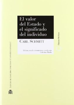 portada El Valor del Estado y el Significado de lo Singular (in Spanish)