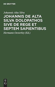 portada Johannis de Alta Silva Dolopathos Sive de Rege et Septem Sapientibus (en Latin)