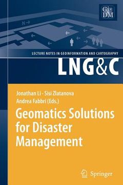 portada geomatics solutions for disaster management (en Inglés)