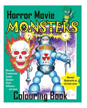 portada Horror Movie Monsters Colouring Book (en Inglés)