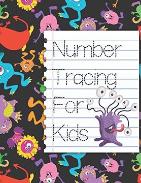 portada Number Tracing for Kids: Learn to Trace Numbers Counting Workbook for Kids 
