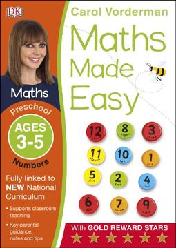 portada Maths Made Easy Numbers Preschool Ages 3-5 (Carol Vorderman's Maths Made Easy)